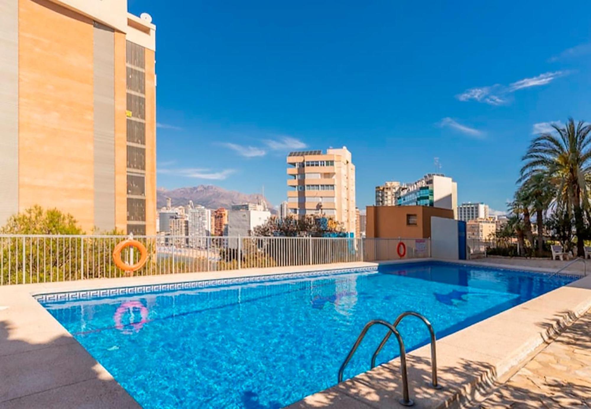 Apartamento con Preciosas vistas para 4 personas Benidorm Exterior foto